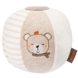 Fehn Stoffball FehnNATUR 2.0 Esel & Teddy NATUR ab 0+ Monaten