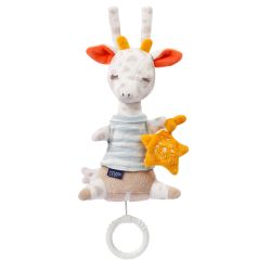 Fehn Mini-Spieluhr 19cm Gute Nacht Giraffe Glow in the Dark Schlaf Kindlein