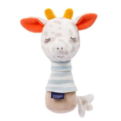 Fehn Stabrassel Gute Nacht Giraffe 14cm Glow in the Dark