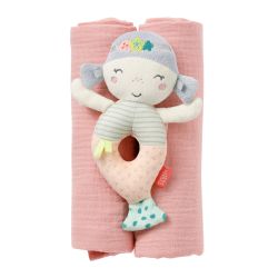 Fehn Greifling Meerjungfrau & Musselintücher 60x60cm Meereskinder