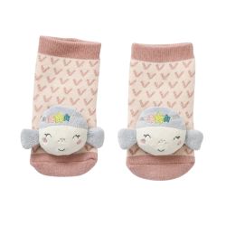 Fehn Rasselsocken Gr.12cm / 0-12 Monate Meerjungfrau Meereskinder