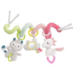 Fehn Aiko & Yuki Activity-Spirale für Babyschale Einhorn & Katze