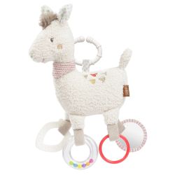Fehn Peru Activity-Lama mit C-Ring Rassel und Spiegel