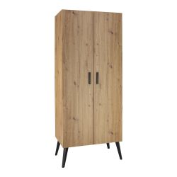 Schardt Morris Oak Schrank 2 Türen Dekor Artisan Oak 194x80x53 cm