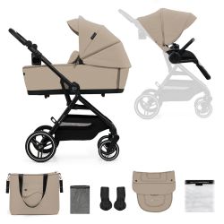 Kinderkraft Kombikinderwagen Yoxi  2in1 Sand Beige