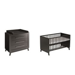 Schardt Kinderzimmer Set MIAMI BLACK 3-teilig