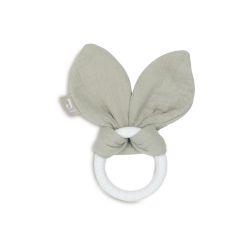 Jollein Beißring Silikon Bunny Ears Olive Green Grün