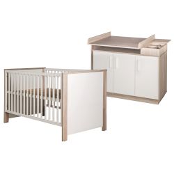 Roba Kinderzimmer - Set OLAF 2 - teilig ( Kinderbett & Wickelkommode )