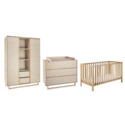 Schardt Kinderzimmer Set Terry 3-teilig Schrank Bett Wickelkommode mit Ansatz