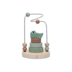 Jollein Holzspirale Jungle Jambo Croco Grün