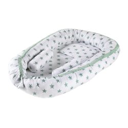 Schardt Babynest Kuschelnest Nestchen 90x50 cm Big Stars mint 