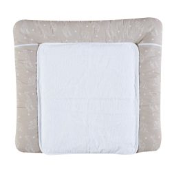 Schardt Wickelauflage 80x75 cm mit Frotteebezug, Origami Beige