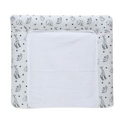 Schardt Wickelauflage 80x75 cm mit Frotteebezug, Origami Black