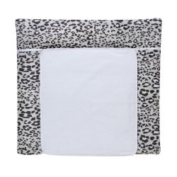 Schardt Wickelauflage 80x75 cm mit Frotteebezug, Leo Grey