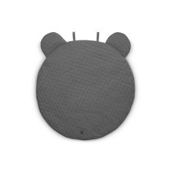 Jollein Baby Krabbeldecke Rund Ø 110 cm storm grey