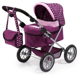 Bayer Design Puppenwagen Trendy Pflaume