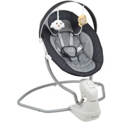 BabyGo elektrische Cuddly Babywippe antracite 