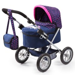 Bayer Design Puppenwagen Trendy blau Einhorn