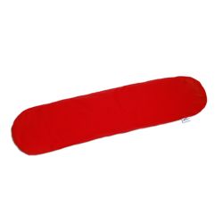 Theraline Frühchenkissen 90 x 23 cm inkl. Bezug Jersey rot Mikroperlen