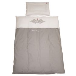 Roba Kinderbettwäsche Bettwäsche 2-teilig 100x135 + 40x60 cm Rock Star Baby