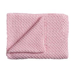 Schardt Baby Strickdecke Babydecke Sunny 75x100 cm, rosa