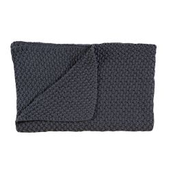 Schardt Baby Strickdecke Babydecke Sunny 75x100 cm, anthrazit