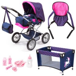 Bayer Design Kombi-Puppenwagen Set Grande