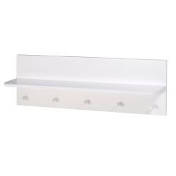 Roba Wandregal Dreamworld 3 mit Ablage & 5 Garderobenhaken 90x15cm