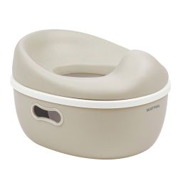 Nattou Potty 3in1 Lerntöpfchen, Tritthocker, Toilettensitz beige