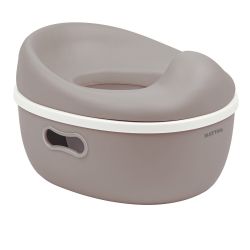 Nattou Potty 3in1 Lerntöpfchen, Tritthocker, Toilettensitz taupe