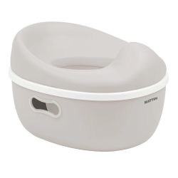 Nattou Potty 3in1 Lerntöpfchen, Tritthocker, Toilettensitz clay