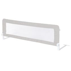 Roba Bettschutzgitter Klipp-Klapp 100cm klappbar für Babys & Kinder taupe