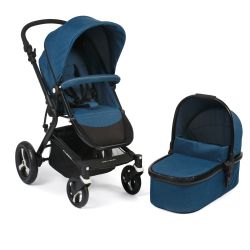 Chic 4 Baby Kombi-Kinderwagen Passo Melange blue
