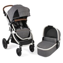 Chic 4 Baby Kombikinderwagen TORRE Melange grau