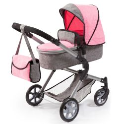 Bayer Design Puppenwagen City Neo grau/jeans