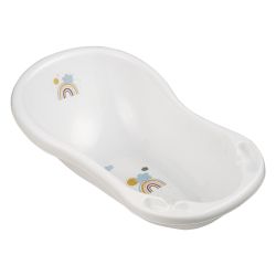 Keeeper Babywanne Badewanne 84 cm mit stöpsel rainbow white