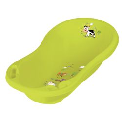 Keeeper Funny Farm Babywanne 84 cm mit Stöpsel green meadow