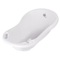 Keeeper Stars Babywanne 84 cm mit Stöpsel Cosmic White