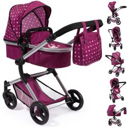 Bayer Design Kombi-Puppenwagen Vario bordea