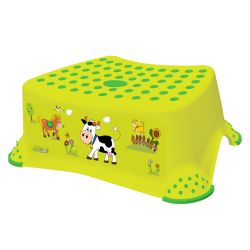 Keeeper Funny Farm Tritthocker mit Anti-rutsch-Funktion green meadow