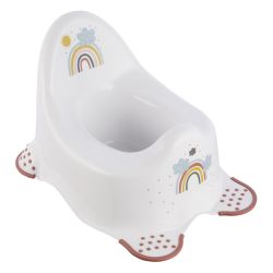 Keeeper Babytopf Töpfchen mit anti-rutsch-funktion rainbow white