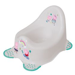 Keeeper Peppa Babytopf Töpfchen mit Anti-Rutschfunktion Soft Grey