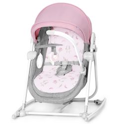 Kinderkraft 5 in 1 Babywippe/Babyliege NOLA peony rose