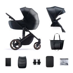 Kinderkraft Kombi-Kinderwagen 2in1 Prime 2 Venezian Black