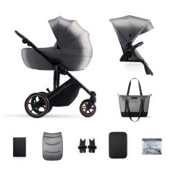 Kinderkraft Kombi-Kinderwagen 2in1 Prime 2 Shadow Grey