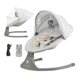 Kinderkraft LUMI ² Babywippe swing Light grey grau