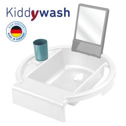 Rotho Baby Kiddy wash Kinder Waschbecken für Badewannenrand weiß