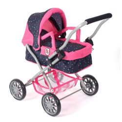 Bayer Chic 2000 Puppen Mini-Kuschelwagen SMARTY Konfetti pink