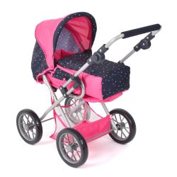 Bayer Chic 2000 Puppen Kombi-Puppenwagen LENI Konfetti pink