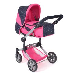 Bayer Chic 2000 Puppen Kombi-Puppenwagen JARA Konfetti pink